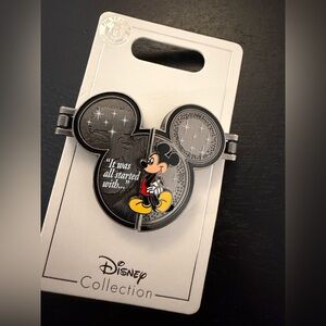 Disney Mickey Mouse Collectible Pin with Black, Red, and Yellow